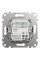 Розетка USB подвійна А+С, 2.4А, 230В, Білий, Sedna Design SDD111402