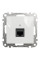 Комп'ютерна розетка RJ45, кат. 5e, неекр. UTP, Білий, Sedna Design SDD111451