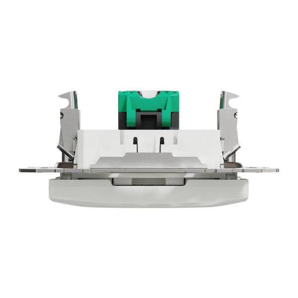 Комп'ютерна розетка RJ45, кат. 5e, неекр. UTP, Білий, Sedna Design SDD111451