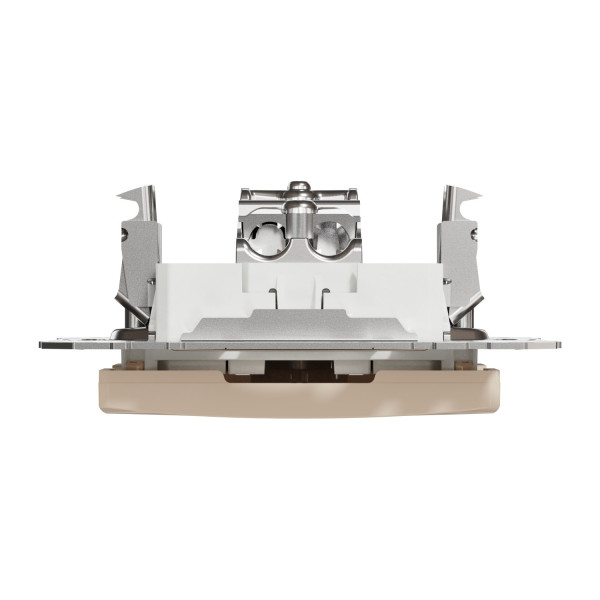 Розетка TV кінцева, 4дБ, Бежевий, Sedna Design SDD112471