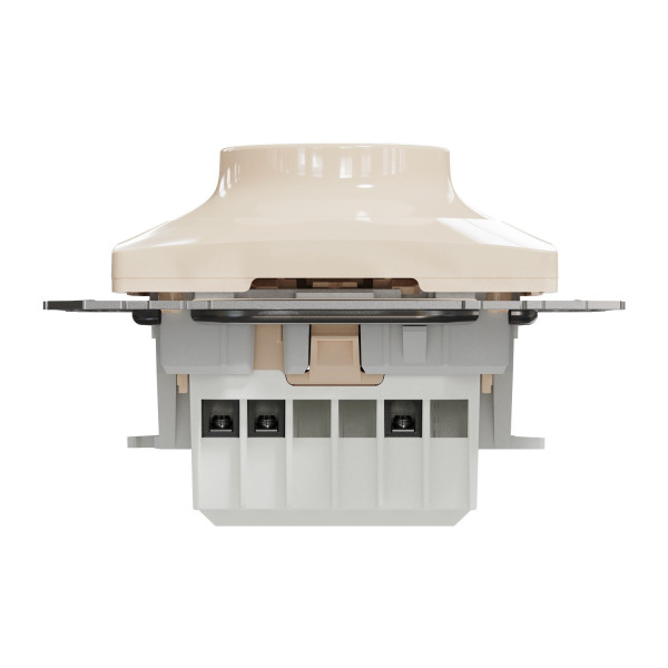 Світлорегулятор поворотний LED, 230В, 100Вт, Бежевий, Sedna Design SDD112502