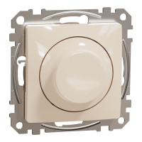 Світлорегулятор поворотний LED, 230В, 100Вт, Бежевий, Sedna Design SDD112502