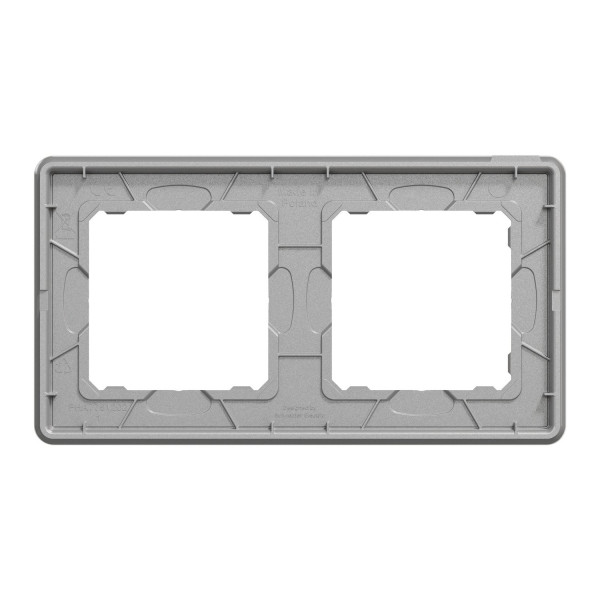 Рамка 2-постова, Біле скло, Sedna Elements SDD360802