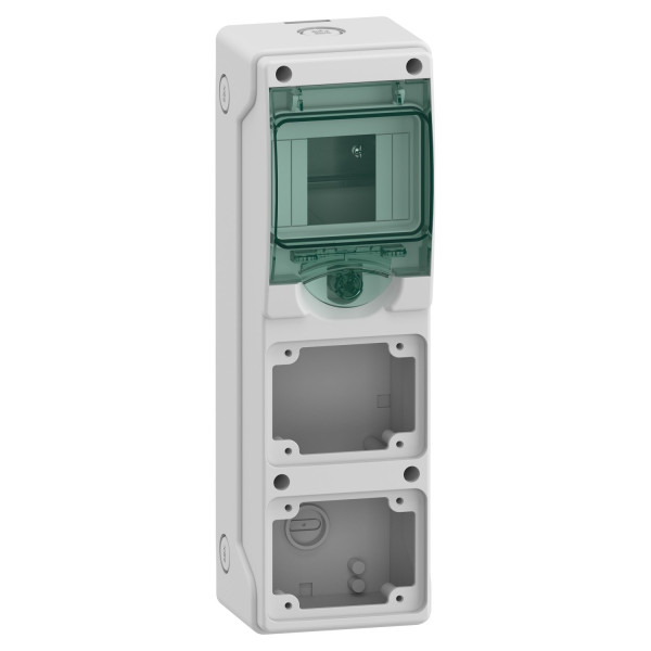 Щит MUREVA для промислових роз'ємів, 310х98х98, 4мод. Schneider Electric 13176