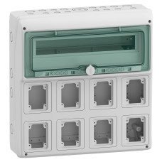 Щит MUREVA для промислових роз'ємів, 460х448х160, 18+1мод. Schneider Electric 13182
