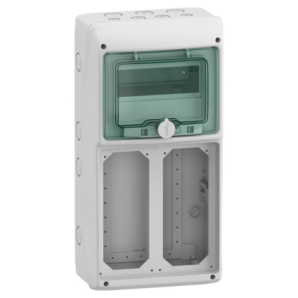 Щит MUREVA для промислових роз'ємів на 63А, 460х236х160, 8мод. Schneider Electric 13186
