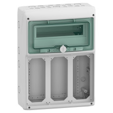 Щит MUREVA для промислових роз'ємів на 63А, 460х340х160, 12+1мод. Schneider Electric 13187