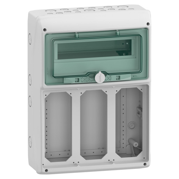 Щит MUREVA для промислових роз'ємів на 63А, 460х340х160, 12+1мод. Schneider Electric 13187