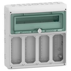 Щит MUREVA для промислових роз'ємів на 63А, 460х448х160, 18+1мод. Schneider Electric 13188