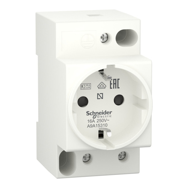 Розетка Acti9 DIN iPC, 2P+E, 16A, 250В змінного струму