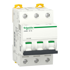 Автоматичний вимикач iC60N 3P 1A B Schneider Electric A9F73301