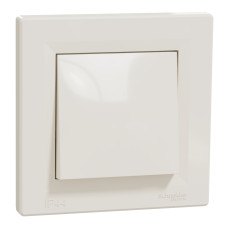 Вимикач зі ступенем захисту IP44, Кремовий, Asfora EPH0100223
