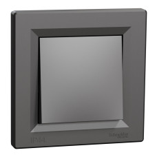 Вимикач зі ступенем захисту IP44, Антрацит, Asfora, EPH0100271