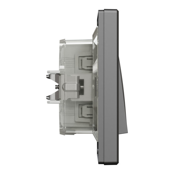 Вимикач зі ступенем захисту IP44, Антрацит, Asfora, EPH0100271