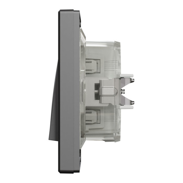 Вимикач зі ступенем захисту IP44, Антрацит, Asfora, EPH0100271
