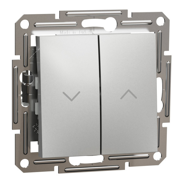 Вимикач для жалюзі, Алюміній, Asfora, EPH1300161
