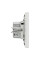 Розетка USB, 2 виходи, тип А+С 2,4А, Білий, Asfora EPH2700321
