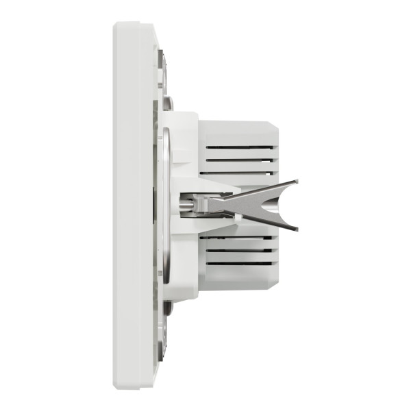 Розетка USB, 2 виходи, тип А+С 2,4А, Білий, Asfora EPH2700321