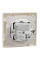Розетка USB, 2 виходи, тип А+С 2,4А, Кремовий, Asfora EPH2700323