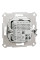Розетка USB, 2 виходи, тип А+С 2,4А, Алюміній, Asfora EPH2700361