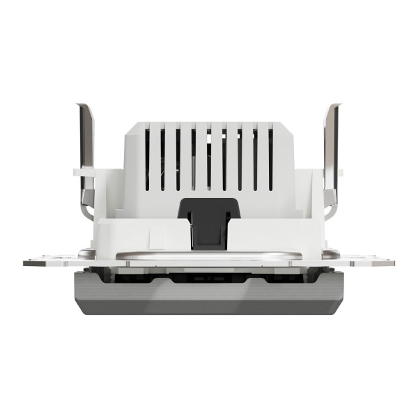 Розетка USB, 2 виходи, тип А+С 2,4А, Алюміній, Asfora EPH2700361