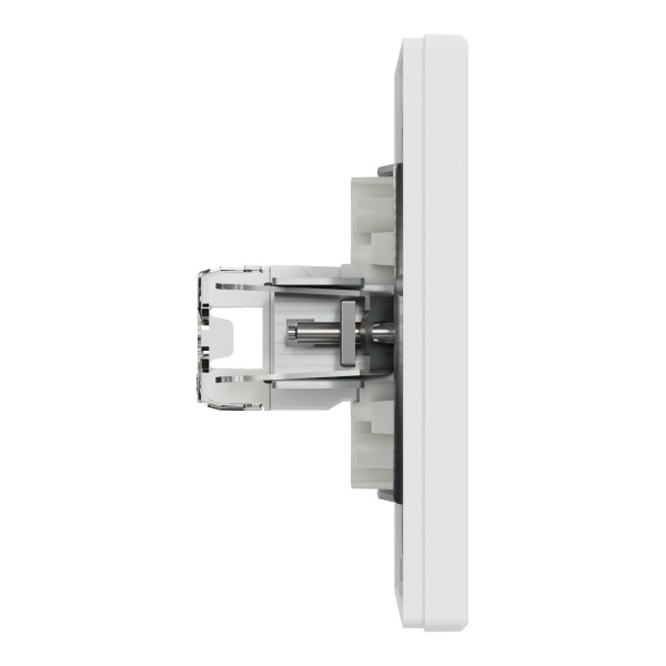 Розетка комп'ютерна, RJ45, кат.5е, UTP, Біла, Asfora EPH4300121