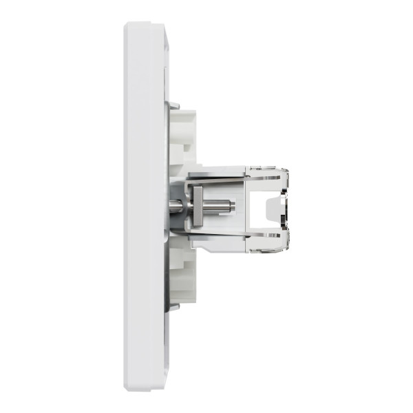 Розетка комп'ютерна, RJ45, кат.5е, UTP, Біла, Asfora EPH4300121