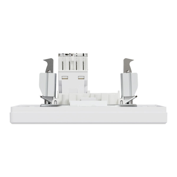 Розетка комп'ютерна, RJ45, кат.5е, UTP, Біла, Asfora EPH4300121