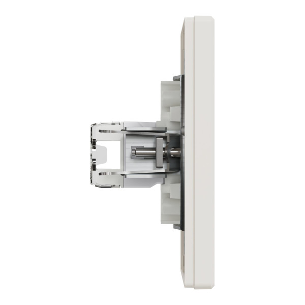 Розетка комп'ютерна, RJ45, кат.5е, UTP, Кремова, Asfora EPH4300123