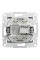 Розетка комп'ютерна, RJ45, кат.5е, UTP, Алюміній, Asfora, EPH4300161