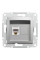 Розетка комп'ютерна, RJ45, кат.5е, UTP, Алюміній, Asfora, EPH4300161