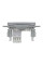Розетка комп'ютерна, RJ45, кат.5е, UTP, Сталь, Asfora, EPH4300162