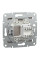 Розетка комп'ютерна, RJ45, кат.5е, UTP, Бронза, Asfora, EPH4300169
