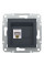 Розетка комп'ютерна, RJ45, кат.5е, UTP, Антрацит, Asfora, EPH4300171