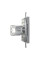 Розетка комп'ютерна, RJ45, кат.5е, UTP, подвійна, Сталь, Asfora, EPH4400162