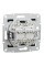 Розетка комп'ютерна, RJ45, кат.5е, UTP, подвійна, Антрацит, Asfora, EPH4400171