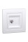 Розетка комп'ютерна, RJ45, кат.6, UTP, Біла, Asfora EPH4700121