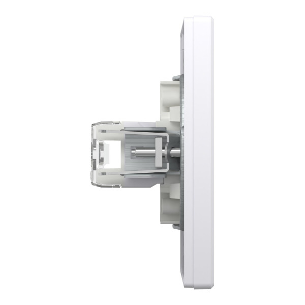 Розетка комп'ютерна, RJ45, кат.6, UTP, Біла, Asfora EPH4700121
