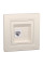 Розетка комп'ютерна, RJ45, кат.6, UTP, Кремова, Asfora EPH4700123