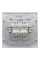 Розетка комп'ютерна, RJ45, кат.6, UTP, подвійна, Біла, Asfora EPH4800121