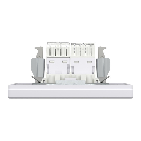 РОЗЕТКА КОМП'ЮТЕРНА RJ45 КАТ. 5Е І ТЕЛЕФОННА РОЗЕТКА RJ12 БІЛА ASFORA, EPH4900121
