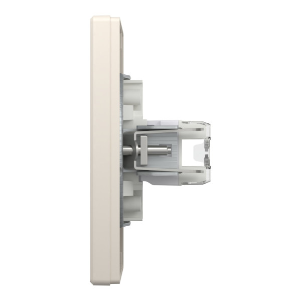 РОЗЕТКА КОМП'ЮТЕРНА RJ45 КАТ. 5Е І ТЕЛЕФОННА РОЗЕТКА RJ12 КРЕМ ASFORA, EPH4900123