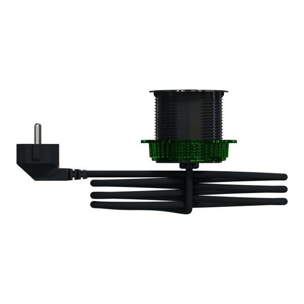 Розетка в стіл 220в, антрацит, Schneider Electric INS44001