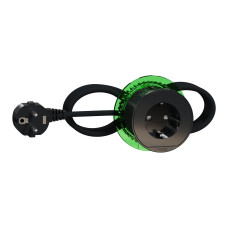 Розетка в стіл 220в, антрацит, Schneider Electric INS44001