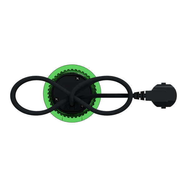 Розетка в стіл 220в з USB тип А, антрацит, Schneider Electric INS44005