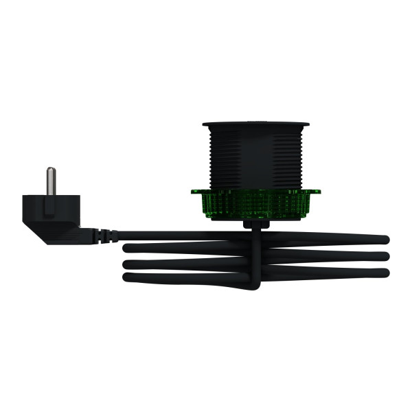 Розетка в стіл 220в з USB тип А, антрацит, Schneider Electric INS44005