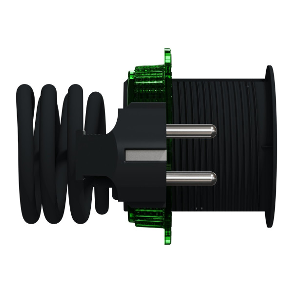 Розетка в стіл 220в з USB тип А, антрацит, Schneider Electric INS44005