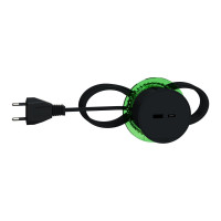 Розетка USB для зарядки в стіл, антрацит, Schneider Electric INS44009