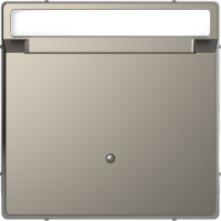 Накладка з карткою-ключем, Нікель, метал, D-Life Merten MTN3854-6050
