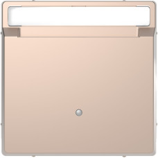 Накладка з карткою-ключем, Шампань, метал, D-Life Merten MTN3854-6051